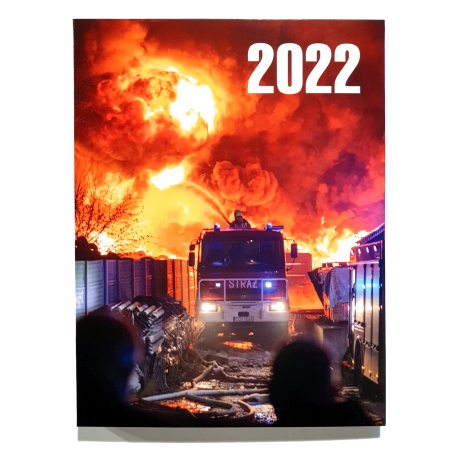 STRAŻACKI kalendarz książkowy B5 2022