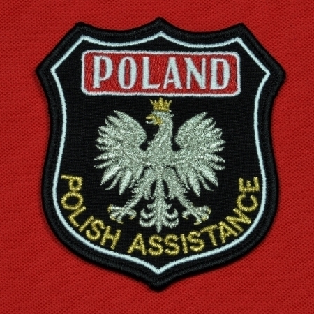 Emblemat na ramię: POLISH ASSISTANCE