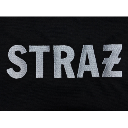 POLO, haft: OSP Hełm i toporki / STRAŻ (j. szary)