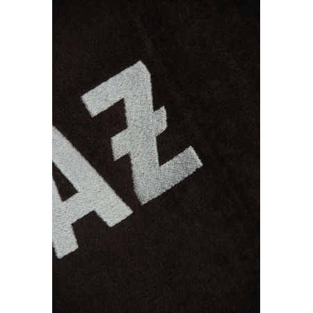 Ręcznik czarny 140x70 cm / haft: STRAŻ (j.szary)